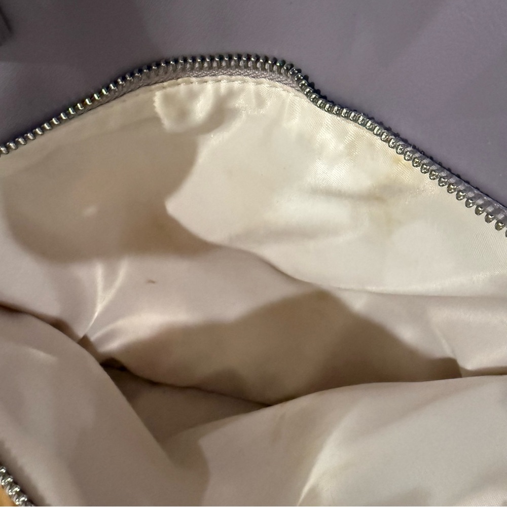 White Elm Gemini Mini Convertible Lavender Color Tote Diaper Bag Laptop Bag READ - Picture 4 of 14